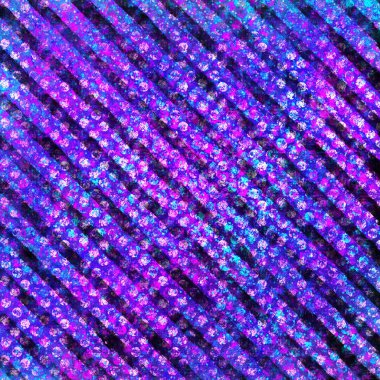 Soyut Pembe ve Mor Noktalar İllu Boyutsal Çapraz Çizgileri
