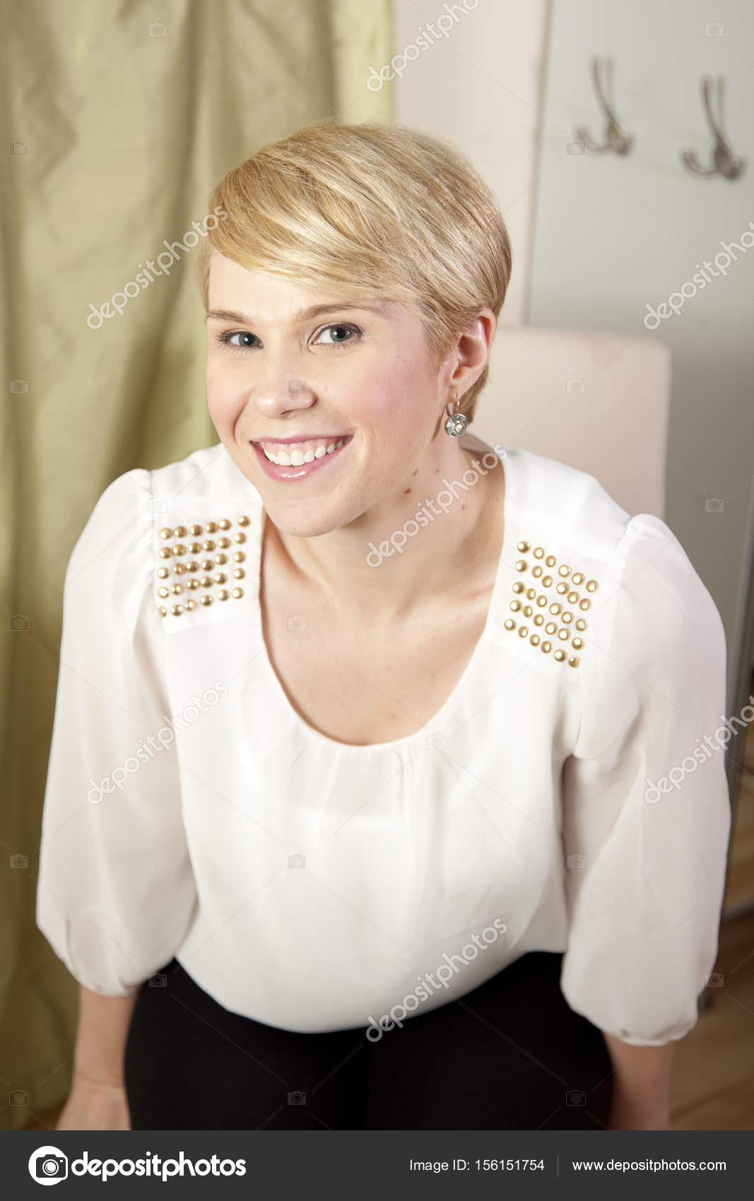 Good Teeth Clear Skin And Blonde Hair Stock Photo C Rustycanuck