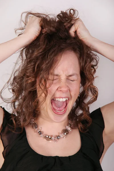 Tear your hair out — Stock Photo, Image