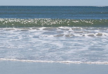 dalga kıyıya alır 