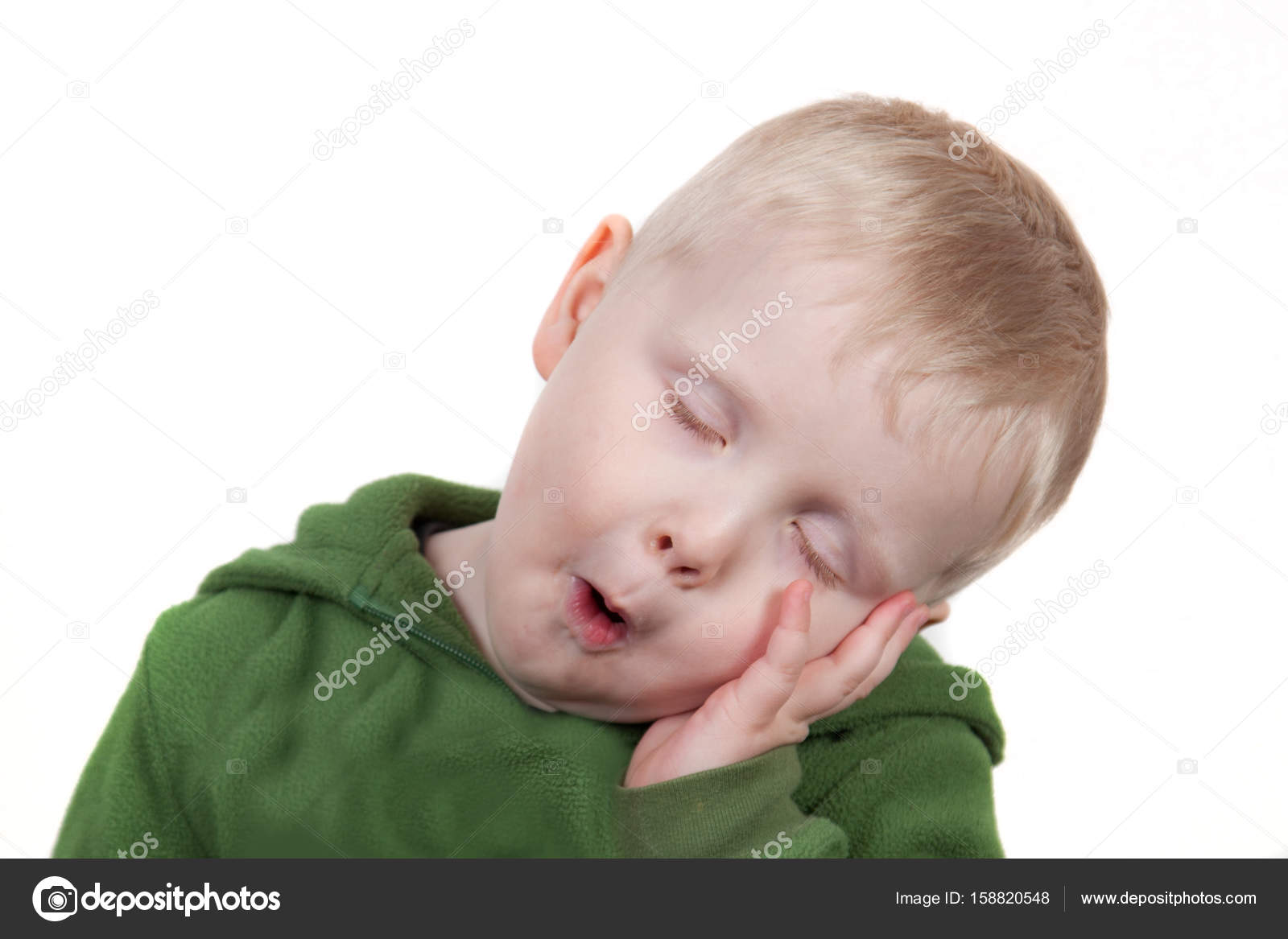 Asleep snoring child — Stock Photo © rustycanuck 158820548