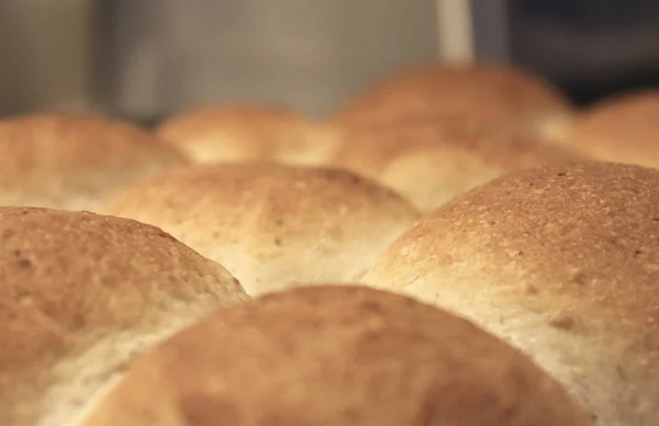 Rollos caseros recién hechos del horno — Foto de Stock