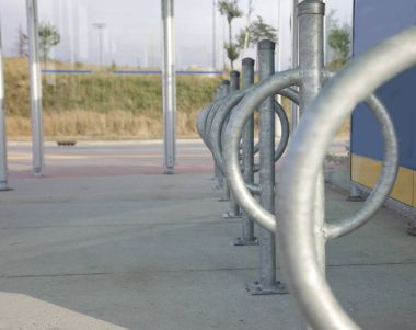 yuvarlak bike raflar
