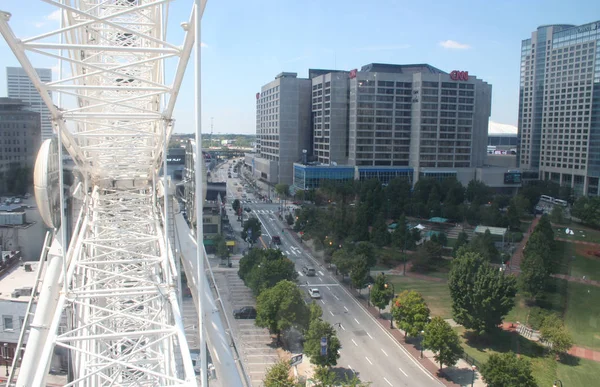 Атланта с колеса обозрения — стоковое фото