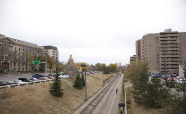 downtown edmonton city clipart