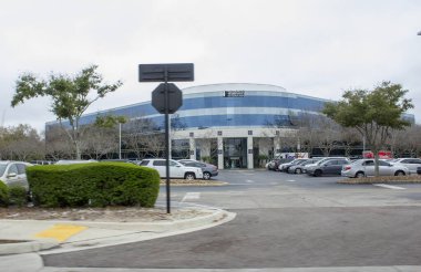February 21, 2020- Orlando, Florida: The exterior of the Advanced Dermatology and Cosmetic Centre in Orlando 
