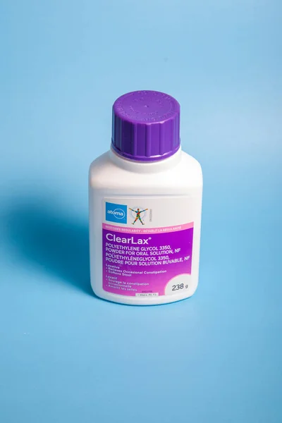 April 2020 Halifax Canada Clearlax Clear Powder Helps Keep Bowels — Stock Photo, Image