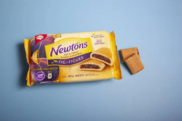 Abril 2020 Halifax Canadá Paquete Fig Newtons Hecho Por Christie —  Fotos de Stock