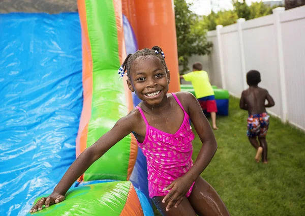 Happy children  playing — Stock Photo, Image