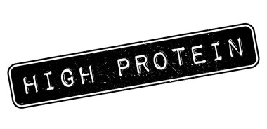 High Protein rubber stamp clipart
