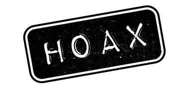 Hoax rubber stamp clipart