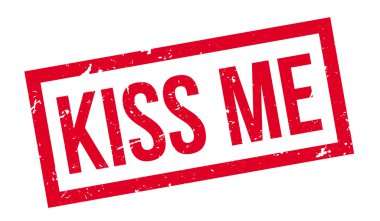 Lastik damgası öp beni