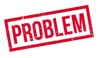 Sorun lastik damgası