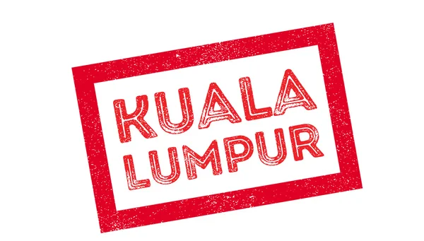 Kuala Lumpur Timbro di gomma — Vettoriale Stock
