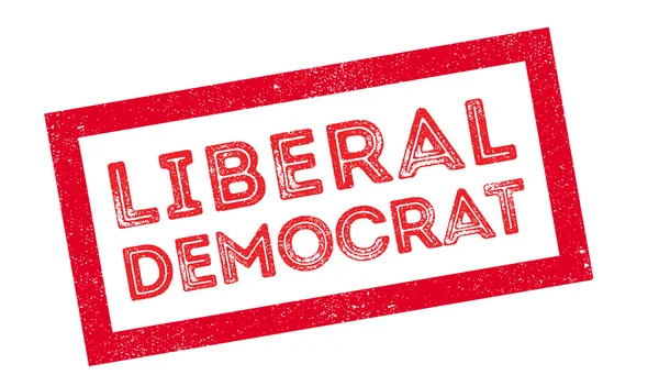Liberální demokrat razítko — Stockový vektor
