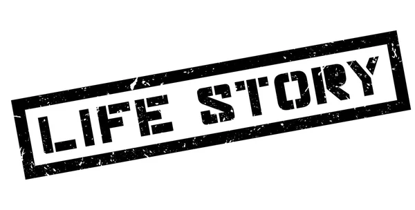 Резиновая марка Life Story — стоковый вектор