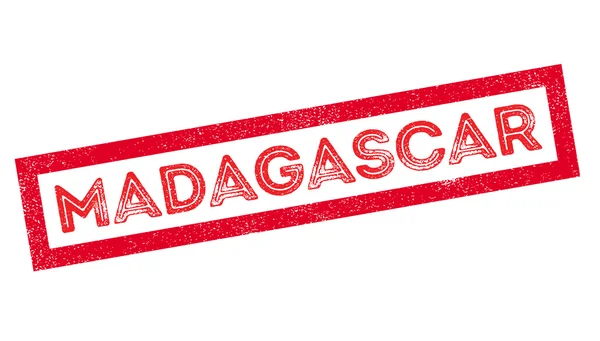 Μαδαγασκάρη καουτσούκ σφραγίδα — Διανυσματικό Αρχείο