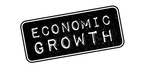 経済成長のゴム印 — ストックベクタ