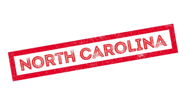 North Carolina Gummistempel — Stockvektor