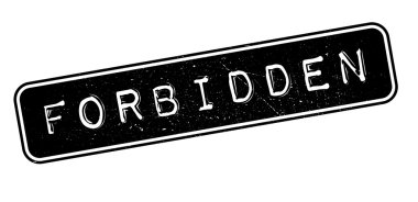 yasak lastik damgası