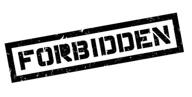 yasak lastik damgası