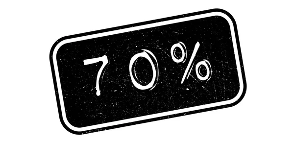 70 procent Rubberstempel — Stockvector