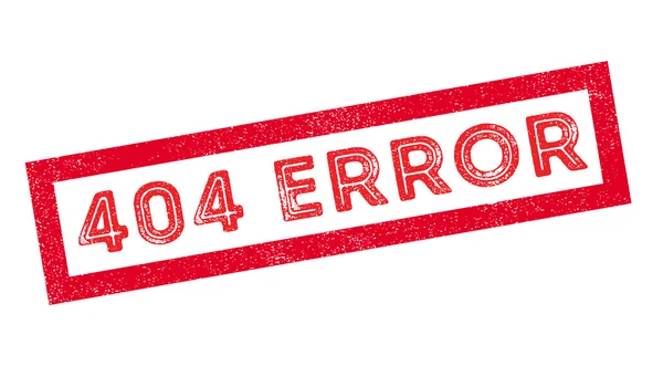 404 error rubber stamp — Stock Vector