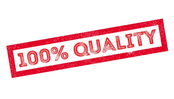 100% kwaliteit Rubberstempel — Stockvector