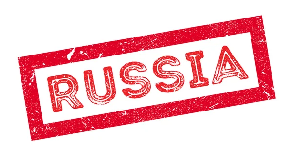 Rusia sello de goma — Vector de stock