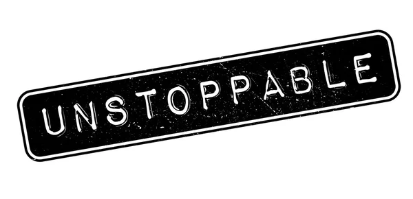 Unstoppable rubber stamp — Stock Vector