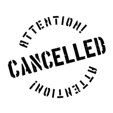 Cancelled rubber stamp clipart