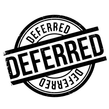 Ertelenen lastik damgası