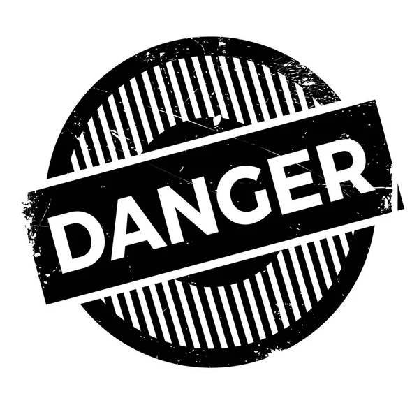 Danger tampon caoutchouc — Image vectorielle
