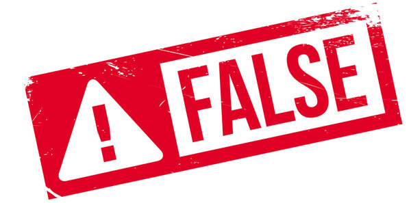 False rubber stamp