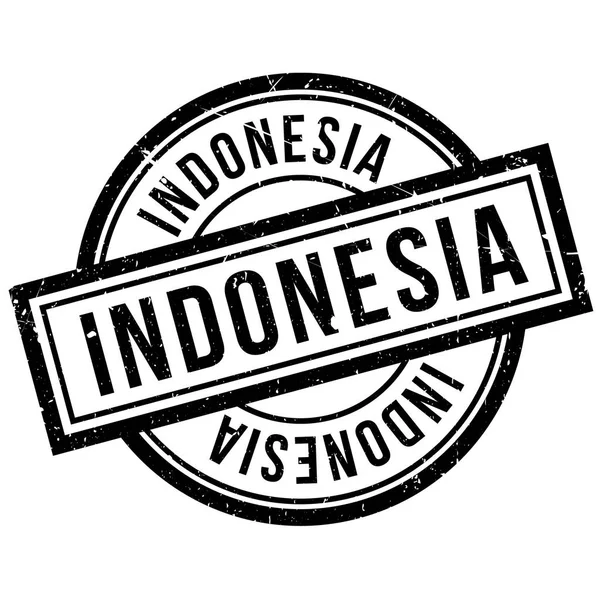 Selo de borracha Indonésia —  Vetores de Stock
