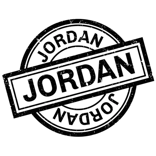 Timbre en caoutchouc Jordanie — Image vectorielle