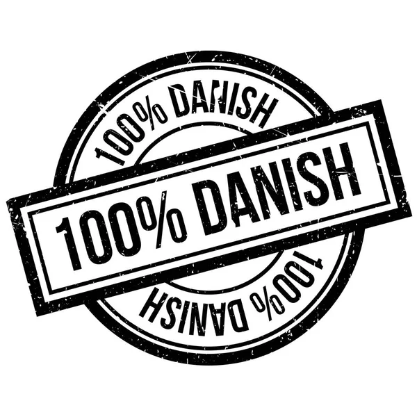 Duński stempel na 100 procent — Wektor stockowy