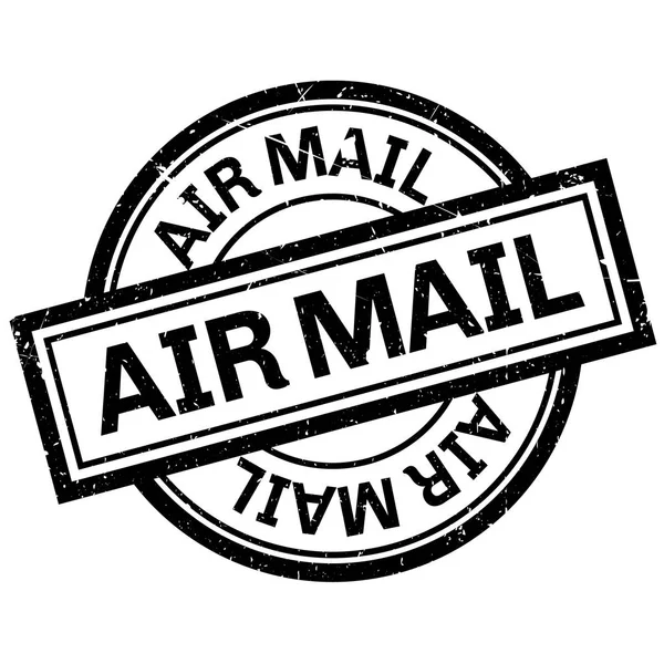 Повітряна пошта гумова марка — стоковий вектор