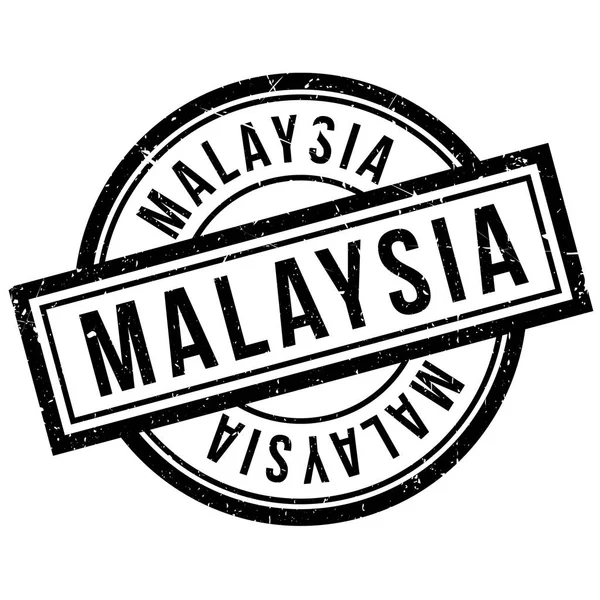 Sello de goma Malasia — Archivo Imágenes Vectoriales