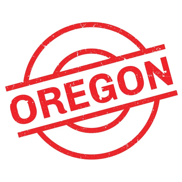Oregon Timbre en caoutchouc — Image vectorielle