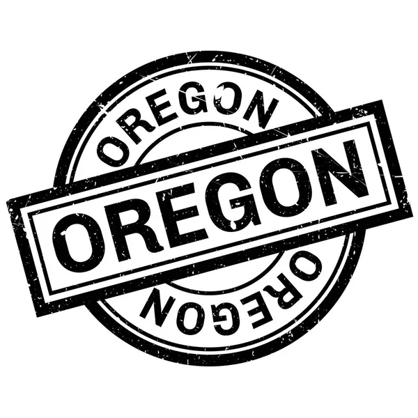 Oregon Timbre en caoutchouc — Image vectorielle