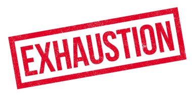 Exhaustion rubber stamp
