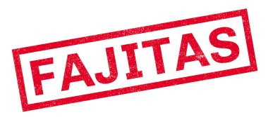 Fajitas lastik damgası