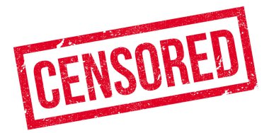 sansürlü lastik damgası