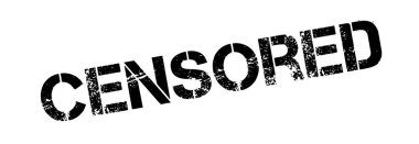 sansürlü lastik damgası