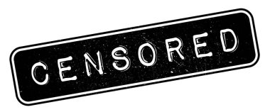 sansürlü lastik damgası