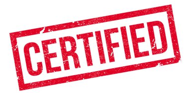 Sertifikalı lastik damgası