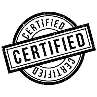 Sertifikalı lastik damgası