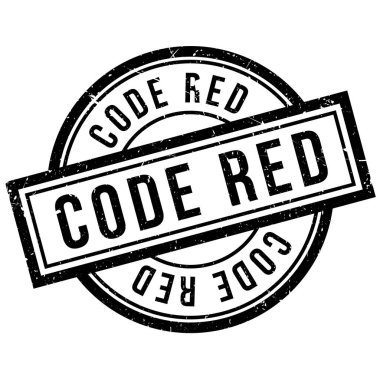 Kod kırmızı lastik damgası