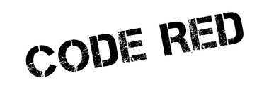 Kod kırmızı lastik damgası